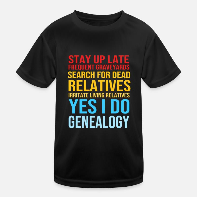Family tree genealogy Kids Functional T-Shirt