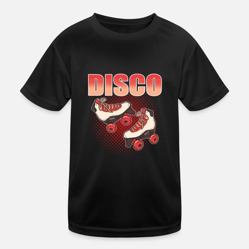 Rollschuhlaufen Rollschuhe Inline-Skates Disco Kinder Funktions-T-Shirt