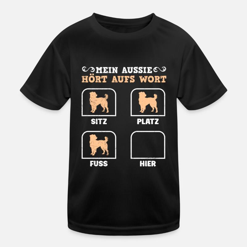 Berger australien MON AUSSIE ÉCOUTE VOTRE PAROLE T-shirt sport Enfant