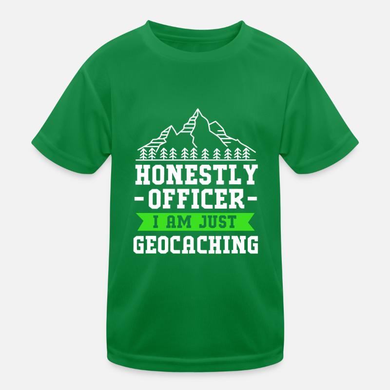 Géocaching Géocache Géocacher T-shirt sport Enfant