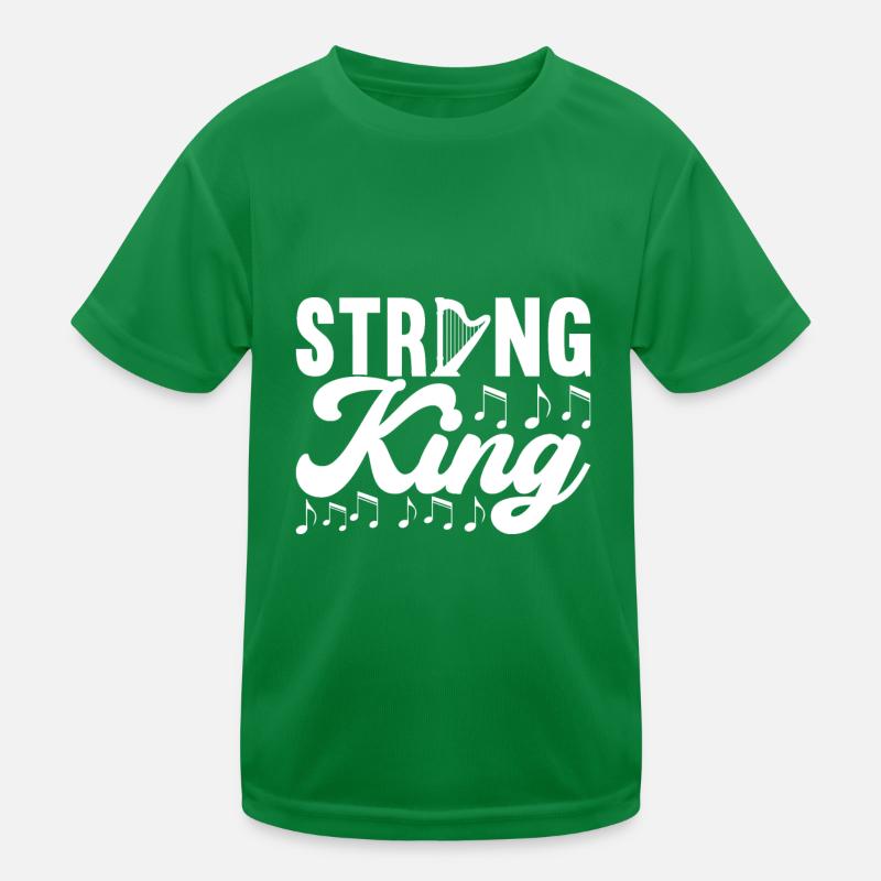 Harp design for harpists Kids Functional T-Shirt