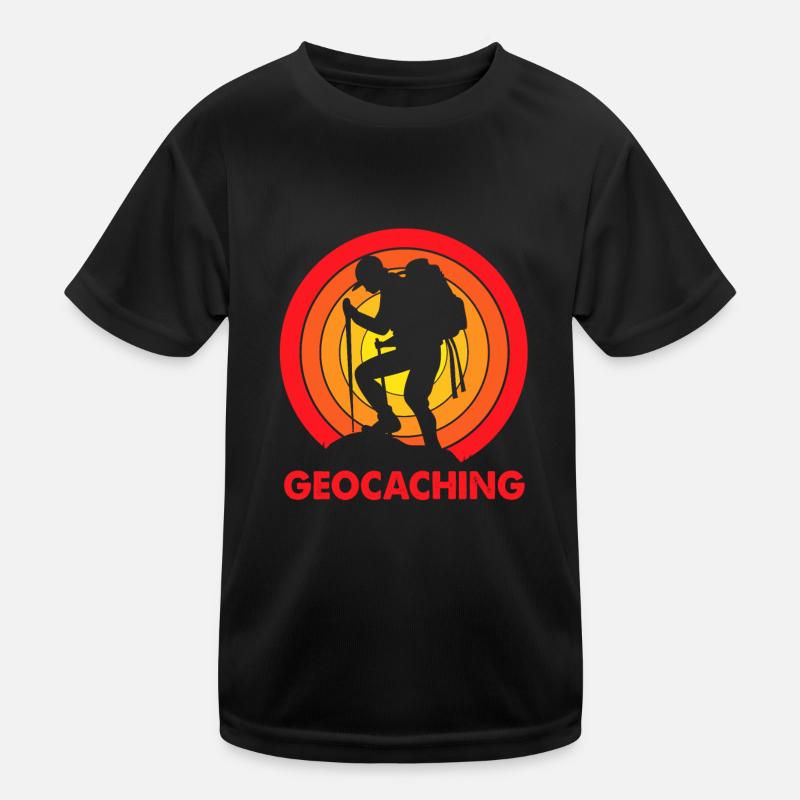 Géocaching Géocache Géocacher T-shirt sport Enfant