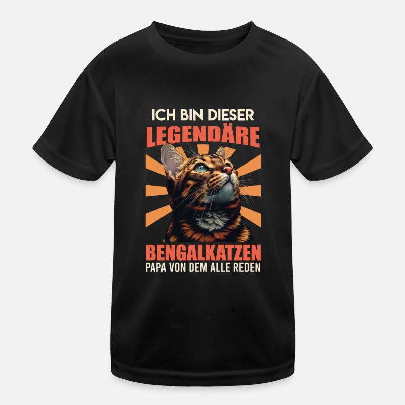Chat du Bengale JE SUIS CE CHAT LÉGENDAIRE DU BENGALE T-shirt sport Enfant