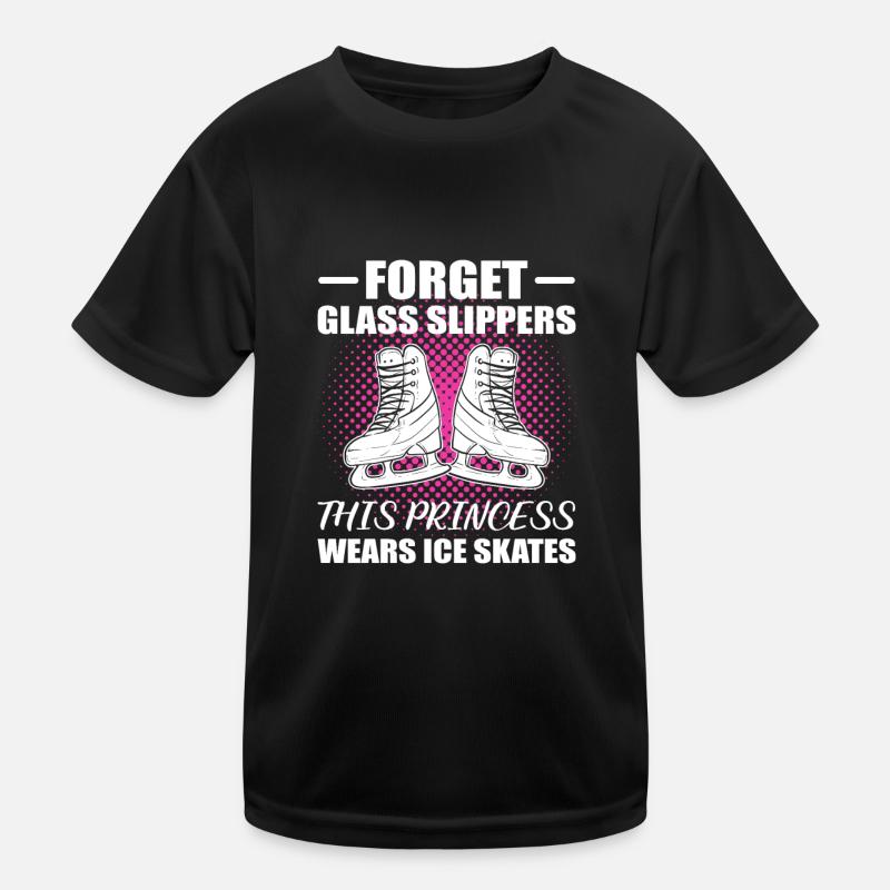 Ice skating Ice skating Ice skating Kids Functional T-Shirt