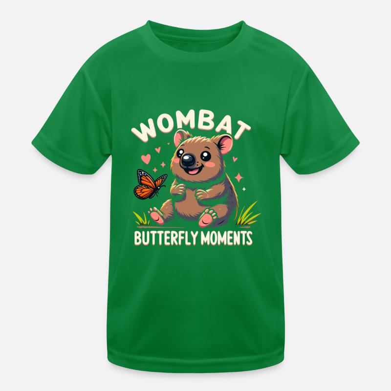 Feeling Wombat-Tastic Heute - Lustiger Wombat Kinder Funktions-T-Shirt
