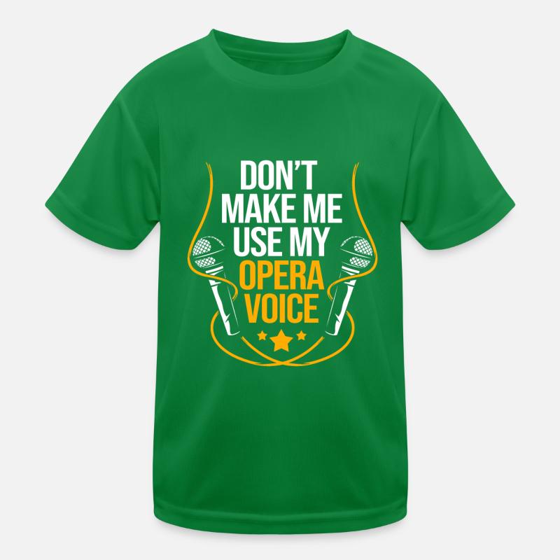 Karaoke Kinder Funktions-T-Shirt