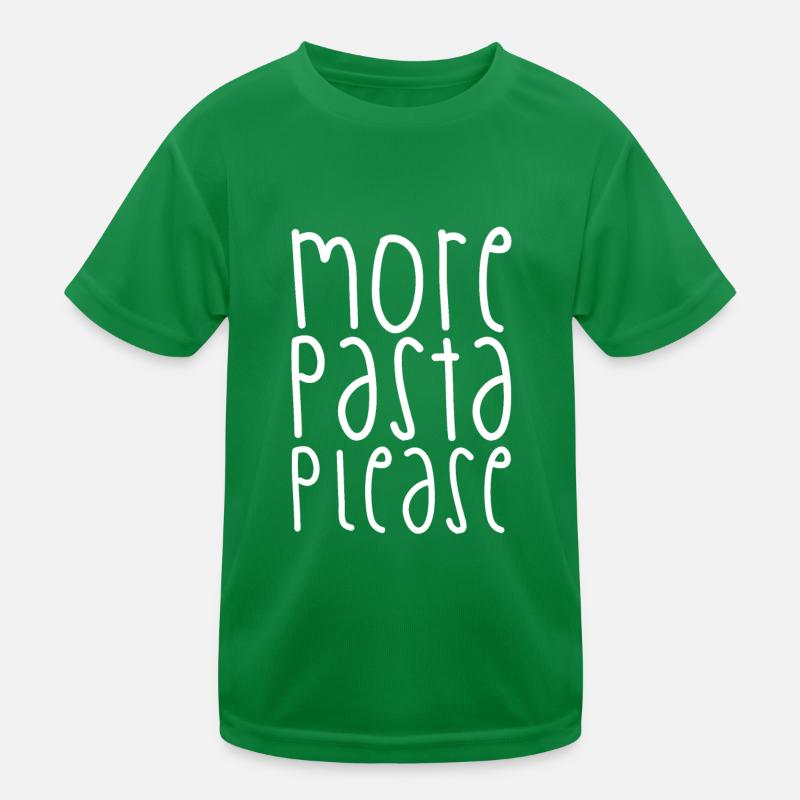 More Pasta Please Kids Functional T-Shirt