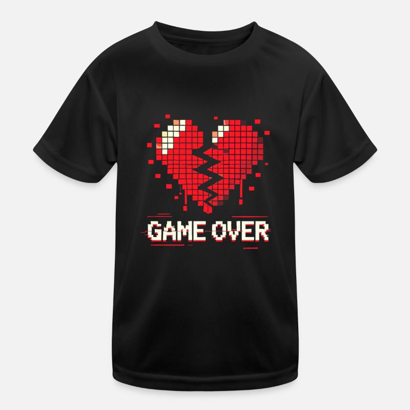 Gaming Emo Retro Games Pixel Art Goth Aesthetic Kinder Funktions-T-Shirt