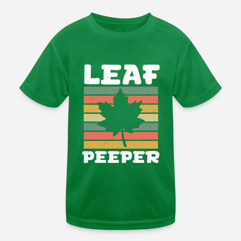 Leaf Peeper Rétro Vintage Feuillage Leaf Peeping T-shirt sport Enfant