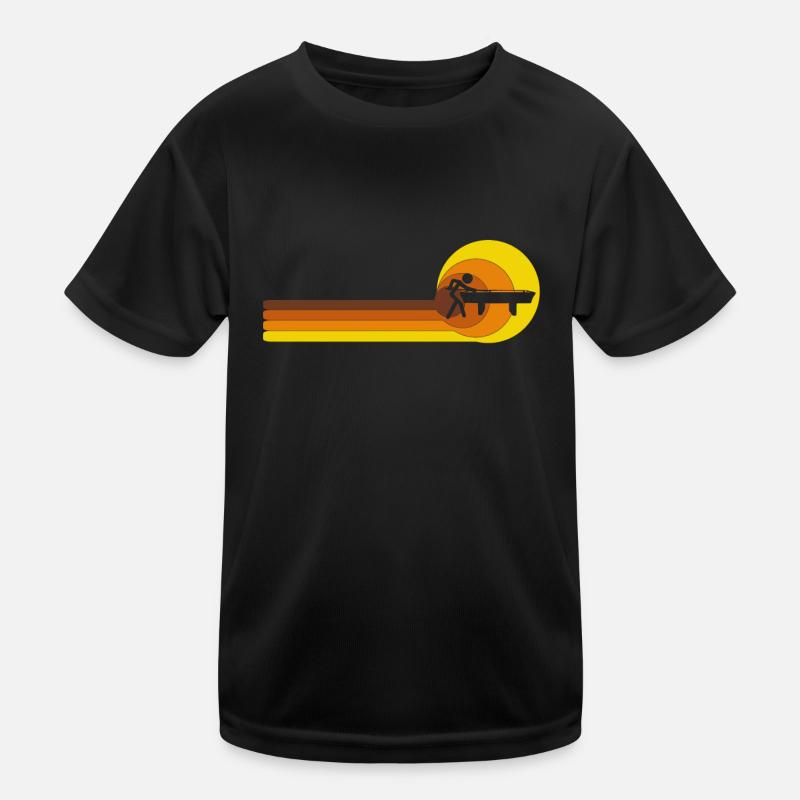 Billardtisch Billard Pool Vintage 70er 80er Kinder Funktions-T-Shirt