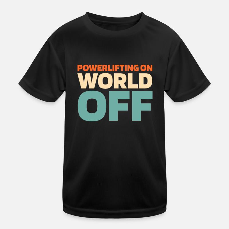 Powerlifting Powerlifter T-shirt sport Enfant
