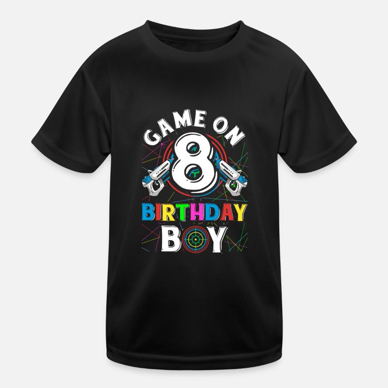 Jeu de Lasertag sur 8 Anniversaire Garçon Intérieur Laser Tag T-shirt sport Enfant