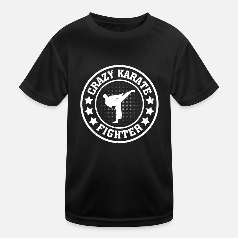 Crazy Karate Fighter - Karate Fighter Karate T-shirt sport Enfant