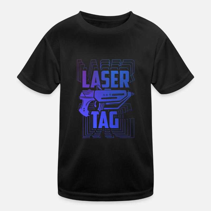 Laser Tag Gift Laser Tag Crew Laser Event Kids Functional T-Shirt