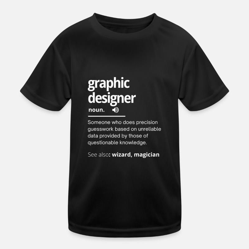graphic designer definition Kids Functional T-Shirt