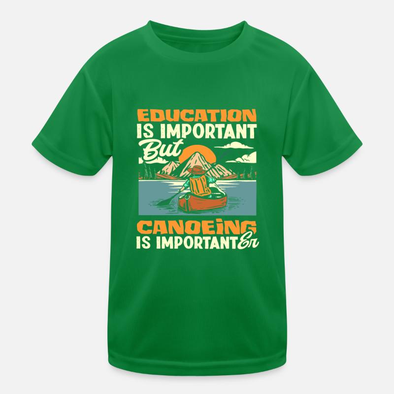 Education Canoe Kids Functional T-Shirt