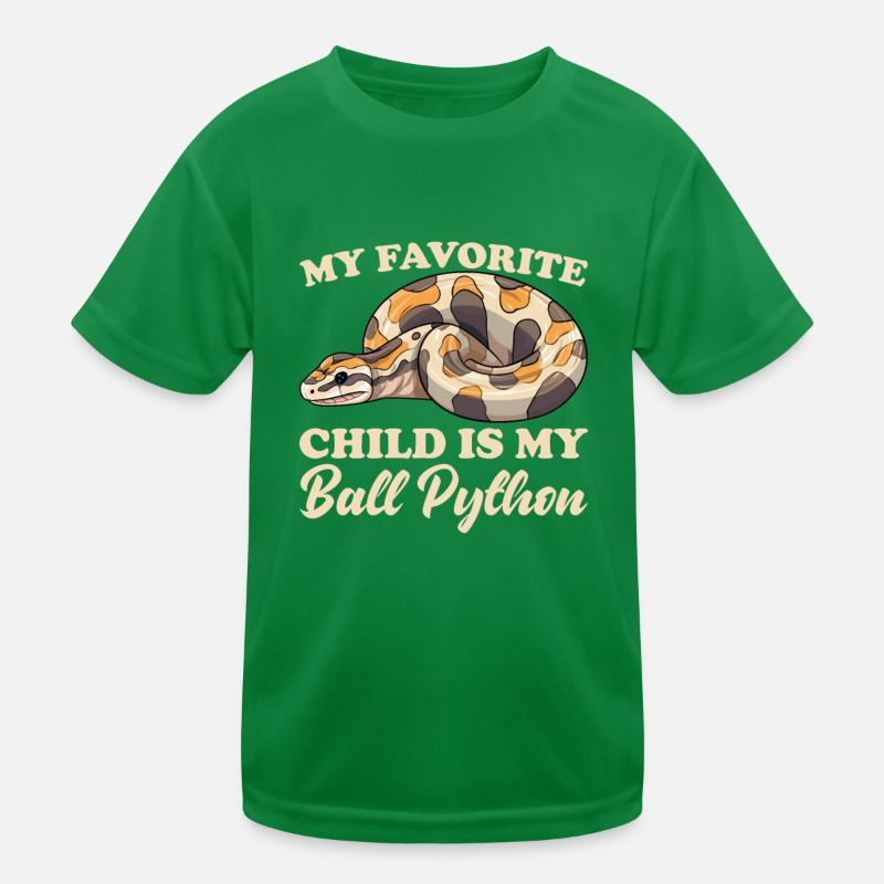 Banana Ball Python Herpetologist Coral Ball Kinder Funktions-T-Shirt