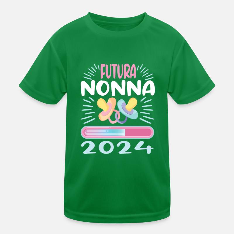 Nonna 2024 Loading Oma 2024 Kinder Funktions-T-Shirt