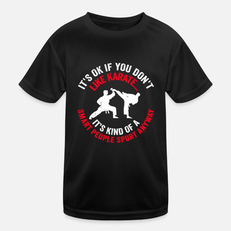 Citations de karaté dictons de karaté combattant de karaté T-shirt sport Enfant