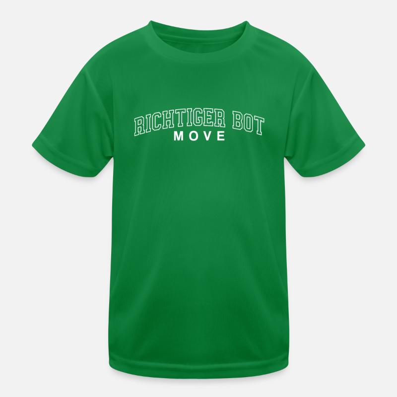 Richtig bot Move – Gamer humor and style Kids Functional T-Shirt