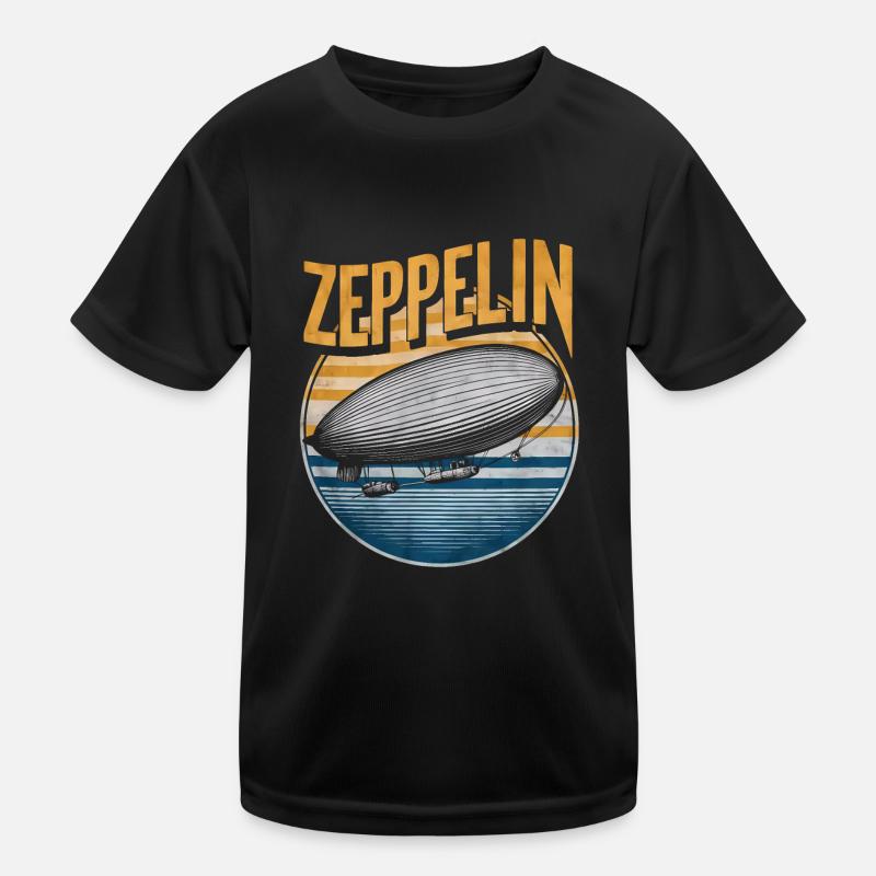 Luftschiff Zeppelin Geschenk Kinder Funktions-T-Shirt