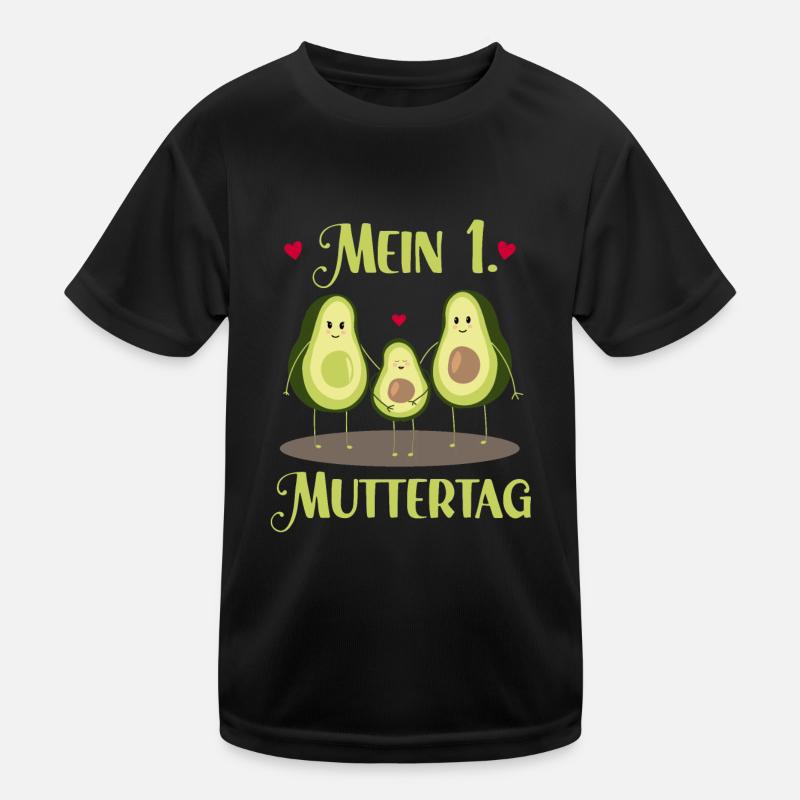 Zukünftige Mutter 1. Muttertag Bald Mama Kinder Funktions-T-Shirt