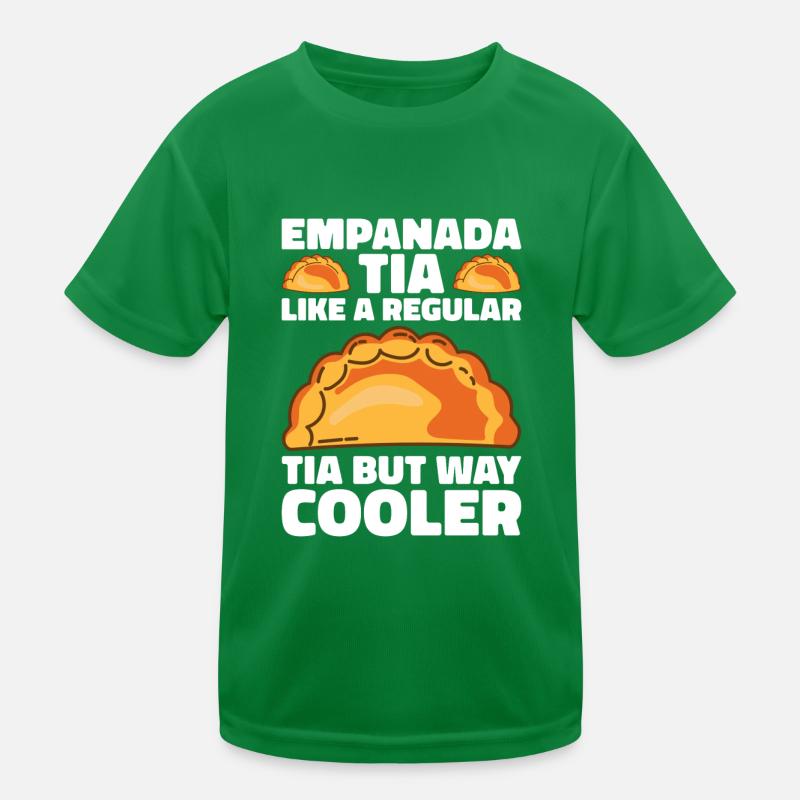 Empanada Spanish Dumpling Mexican Kids Functional T-Shirt