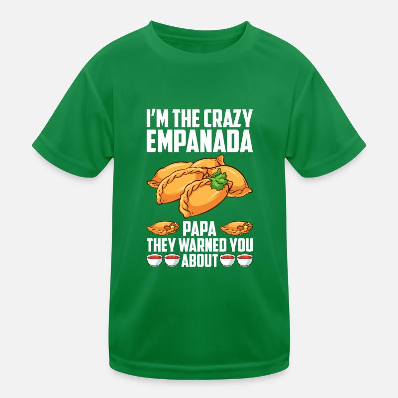 Empanada Spanische Teigtasche Mexikanisch Kinder Funktions-T-Shirt