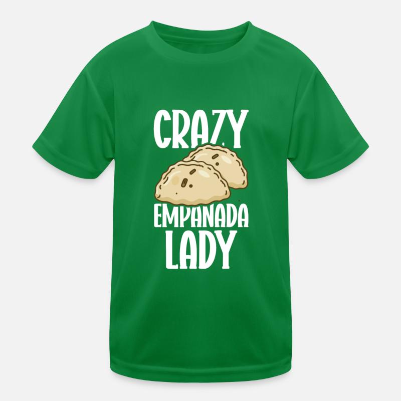 Empanada Spanish Dumpling Mexican Kids Functional T-Shirt