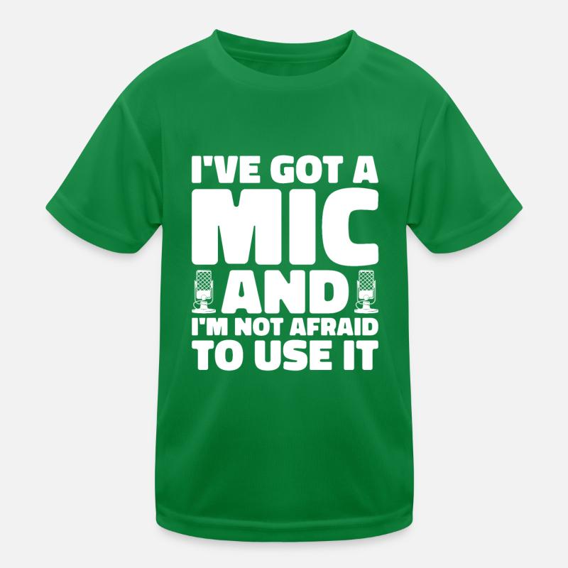 Podcast Host Podcaster Podcasting Podcast Listener Kids Functional T-Shirt