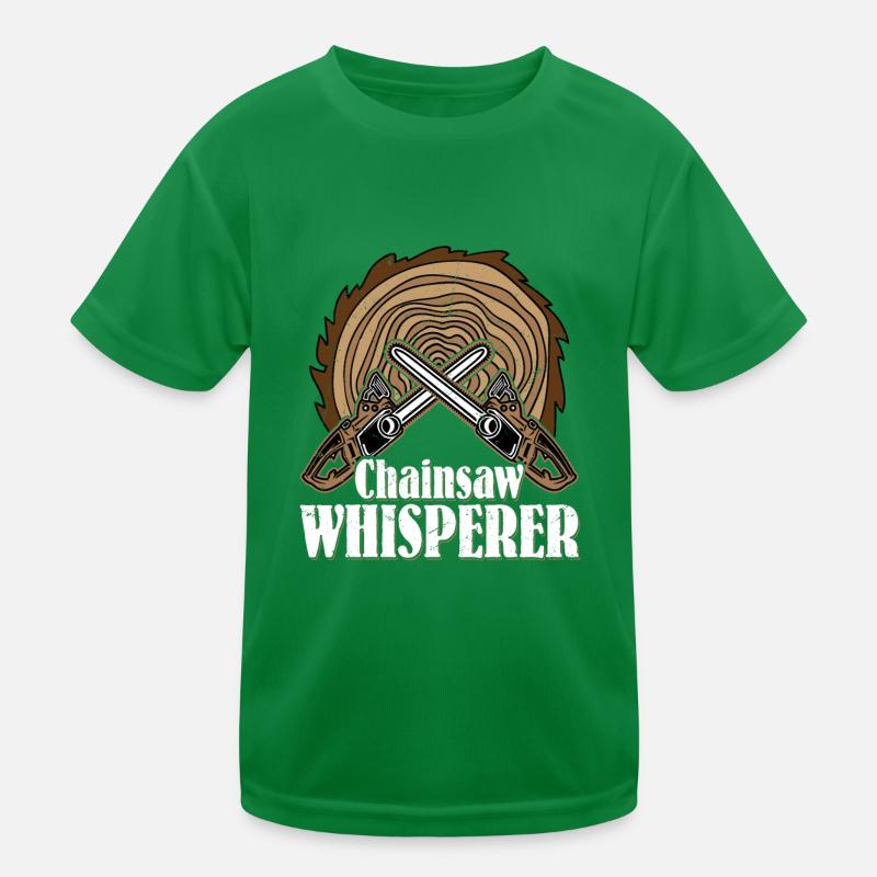Chainsaw Whisperer Logger Lumberjack Logging Kinder Funktions-T-Shirt