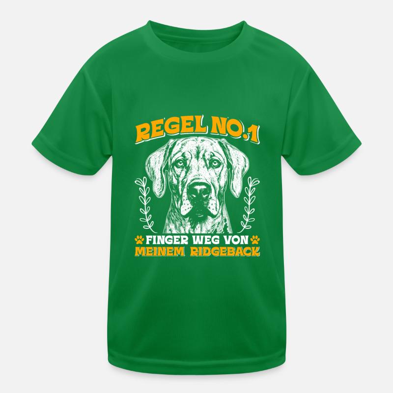 Ridgeback RÈGLE N° 1 NE TOUCHEZ PAS À MY T-shirt sport Enfant