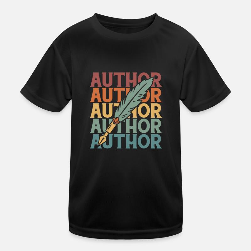 Writer Author Kids Functional T-Shirt