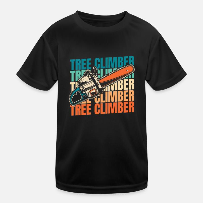 Baumpfleger Baumkletterer Arborist Kinder Funktions-T-Shirt