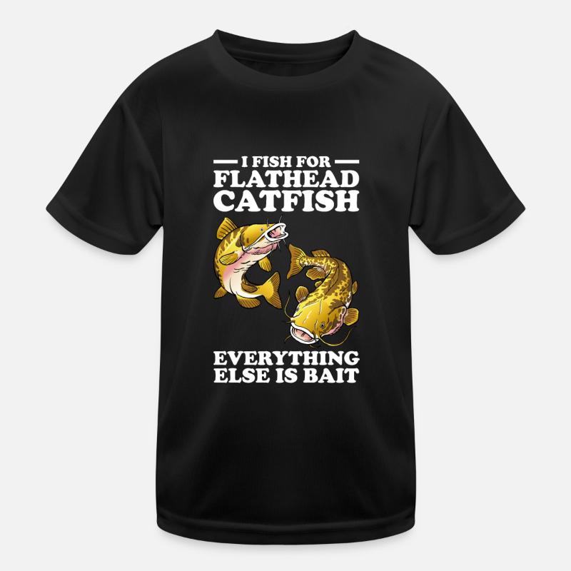 Poisson-chat pêcheur Poisson-chat Pêche au poisson-chat Pêche au poisson-chat T-shirt sport Enfant