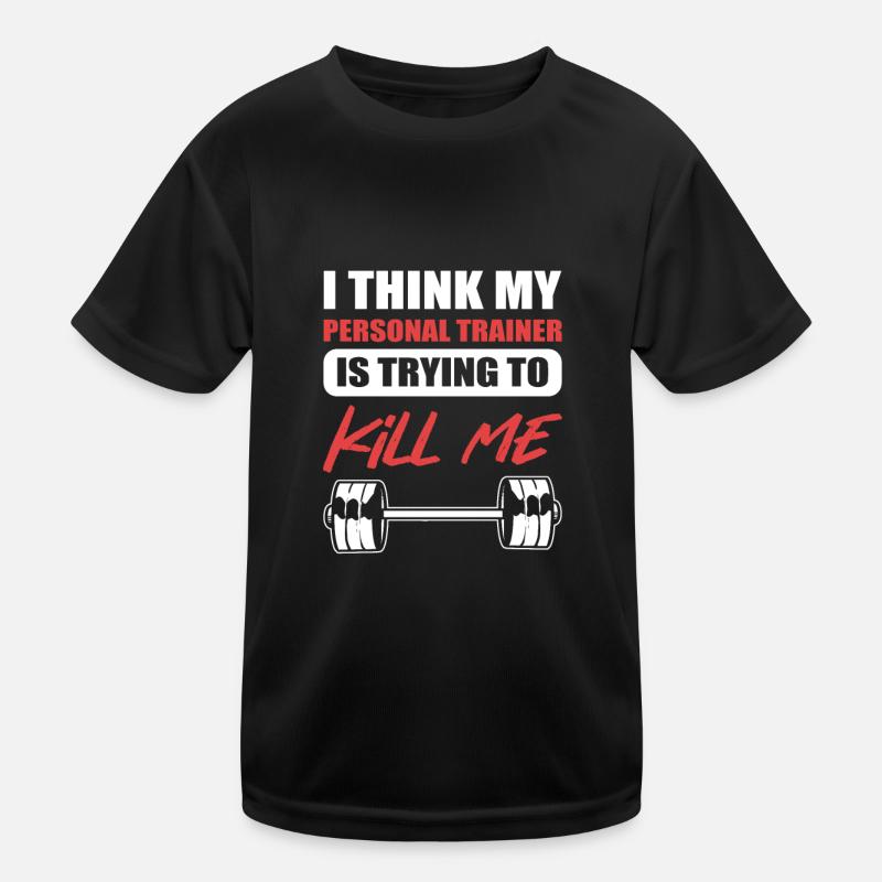 Fitness Kinder Funktions-T-Shirt