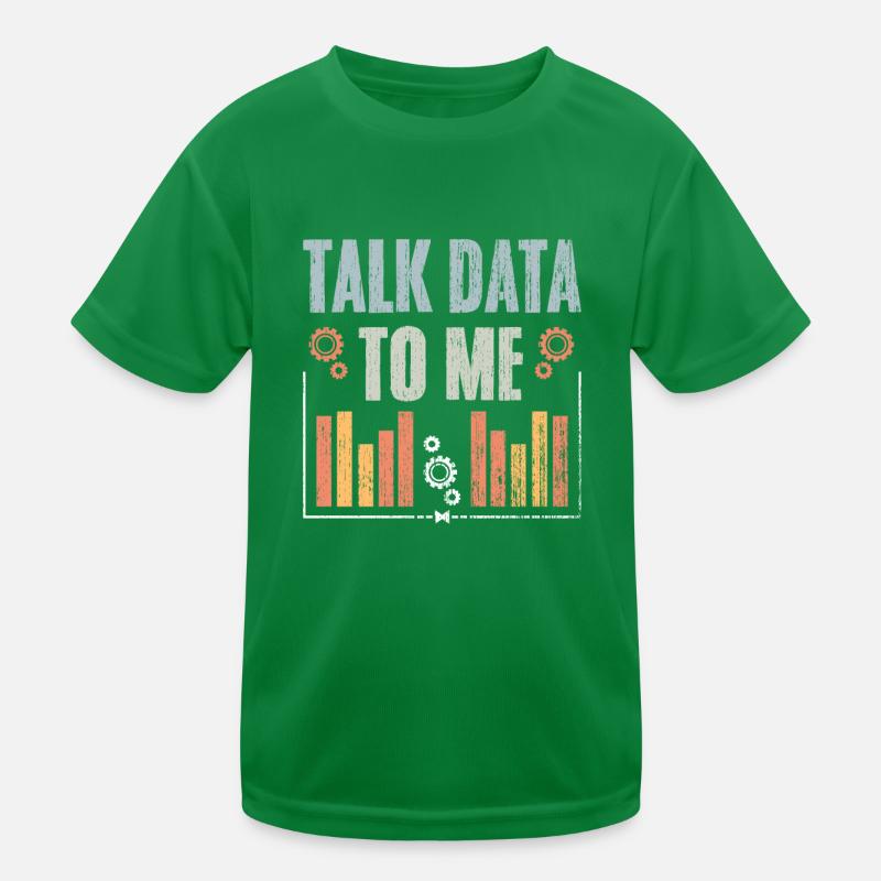 Talk Data To Me Retro Data Science Deep Learning T-shirt sport Enfant