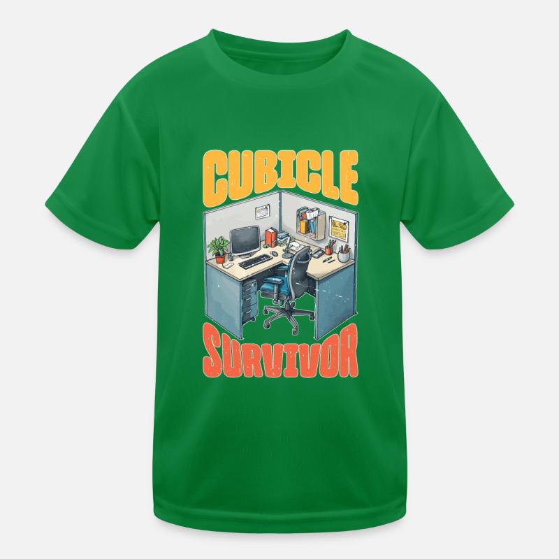 Cubicle Survivor Kids Functional T-Shirt