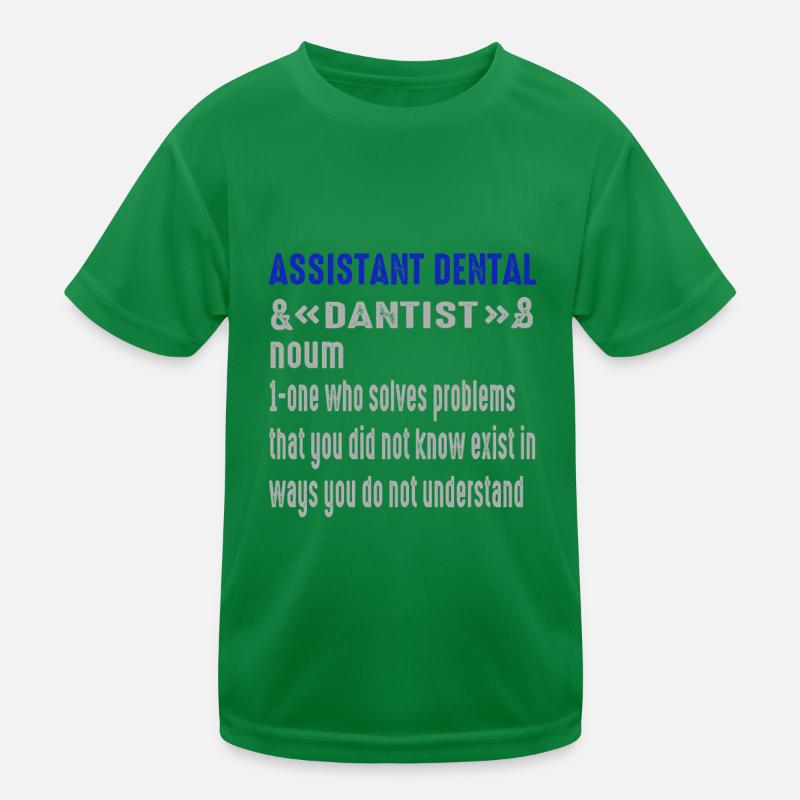 Future Vintage Retro Assistentin Zahnarztpraxis Kinder Funktions-T-Shirt