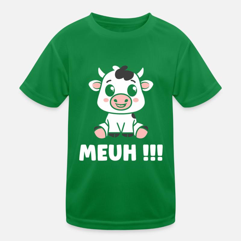 cow Kids Functional T-Shirt