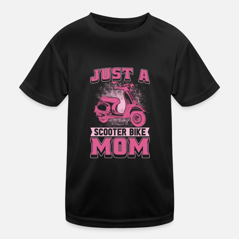 Motorroller Mutter Juste Une Maman Scooter Vélo T-shirt sport Enfant