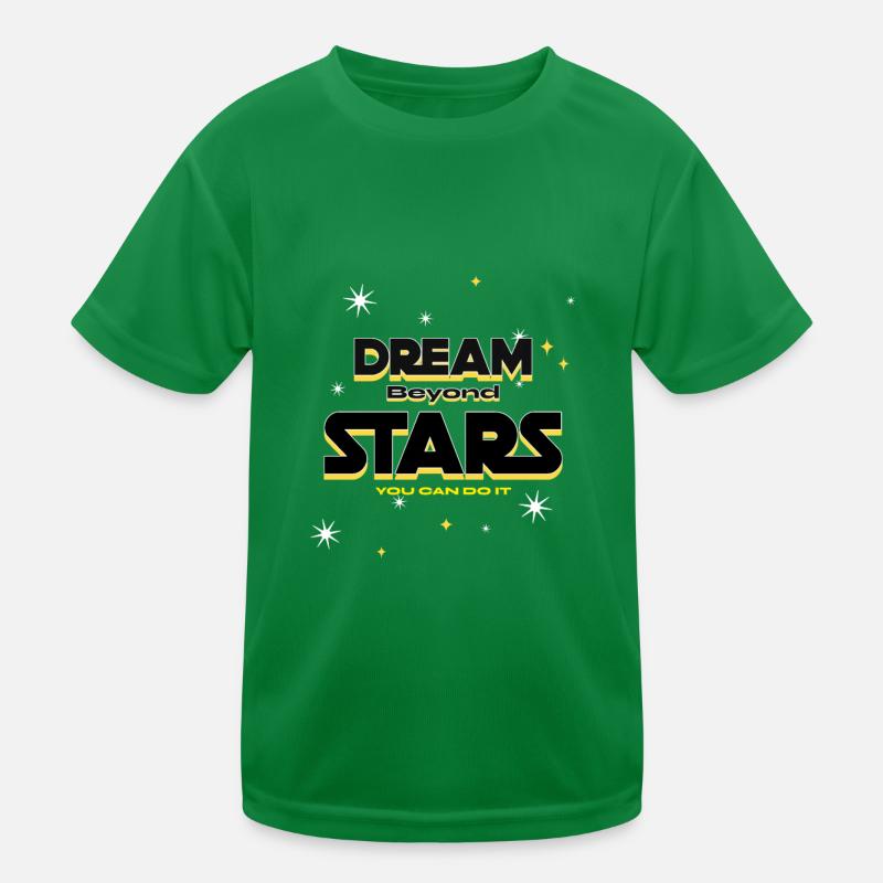 Dream beyond Stars Kids Functional T-Shirt