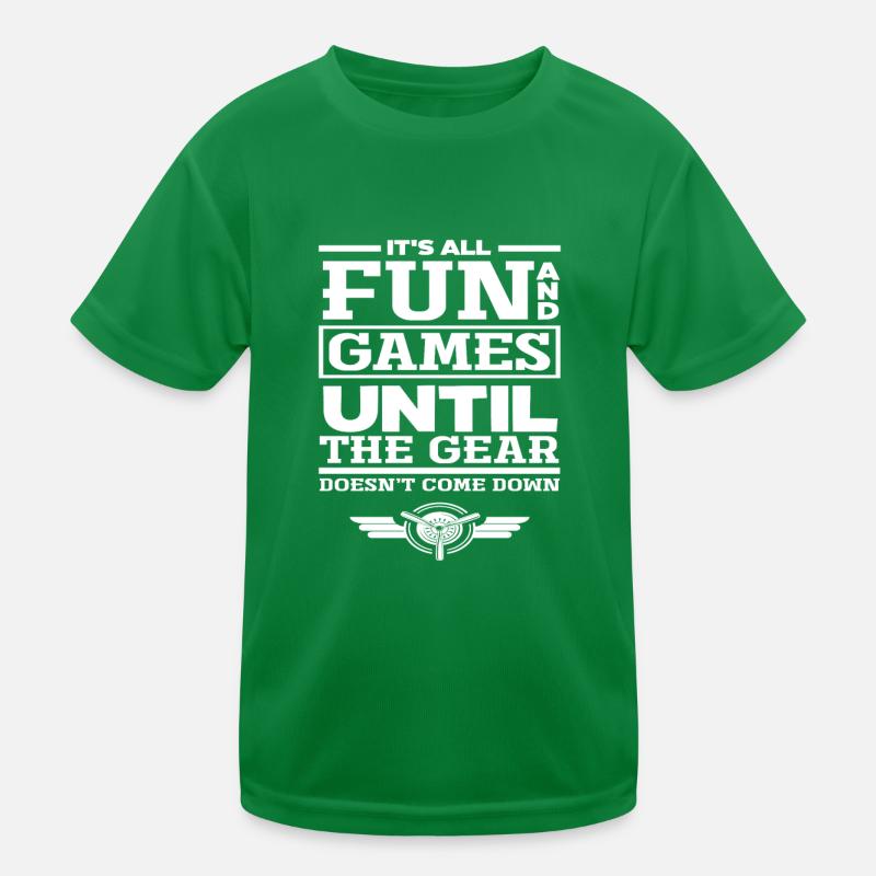 Pilote Disant Pilote Cadeau T-shirt sport Enfant