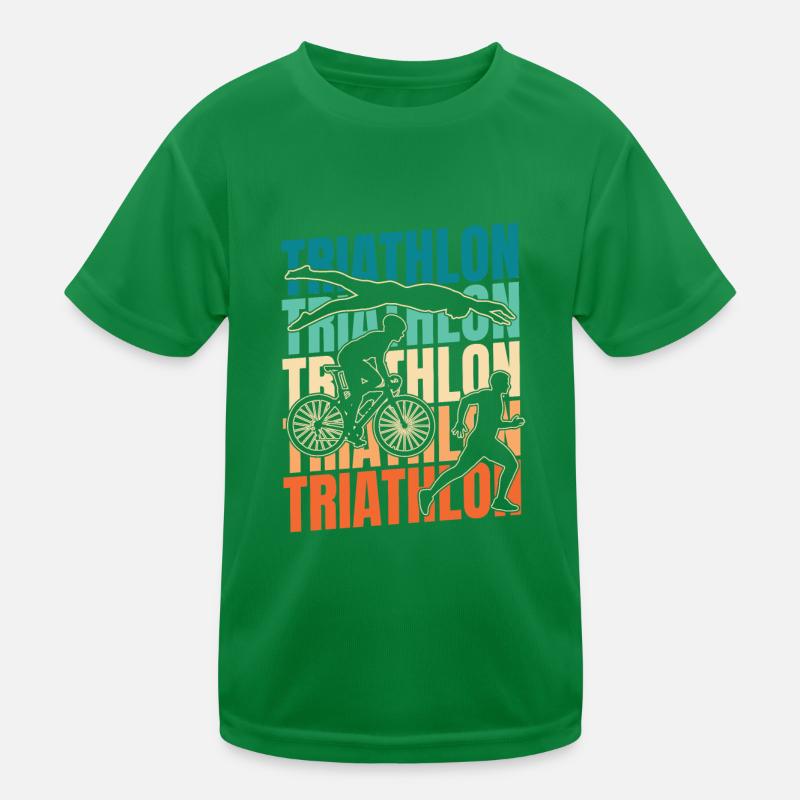 Triathlon Triathlet Kinder Funktions-T-Shirt
