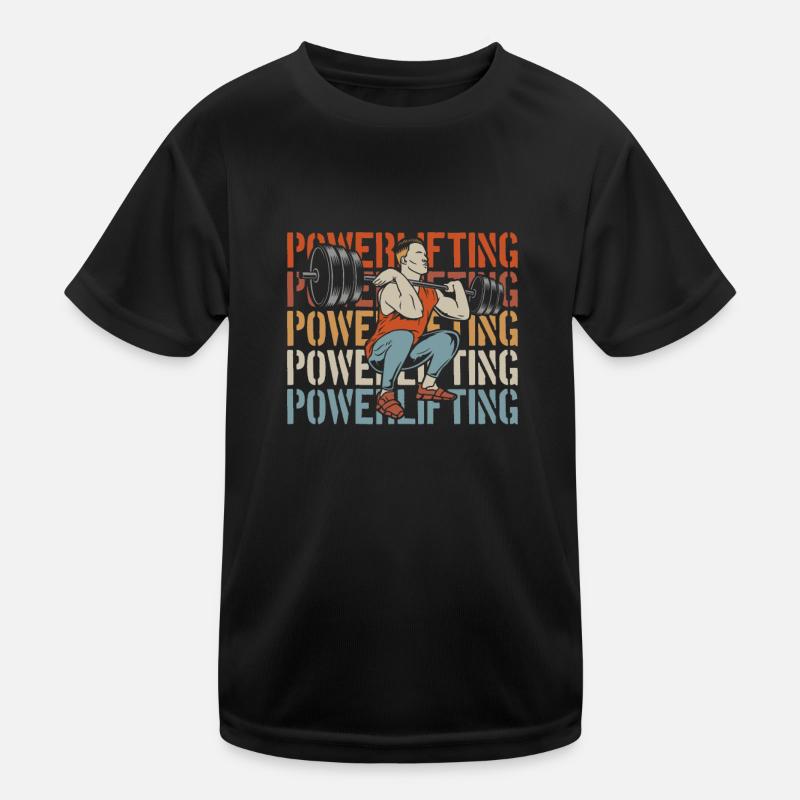Dynamophilie Powerlifter T-shirt sport Enfant