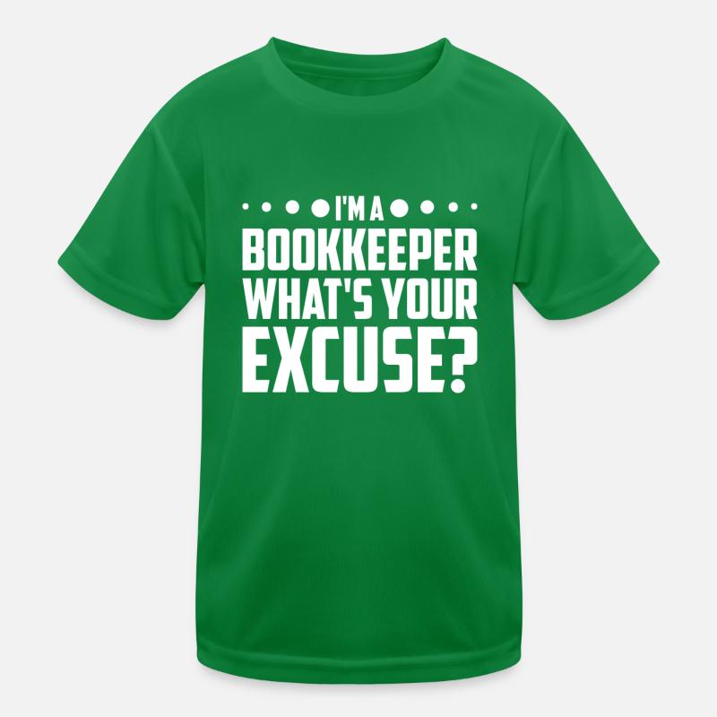 Comptabilité Comptable Financier Profession de comptable T-shirt sport Enfant