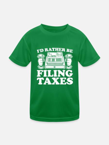 Comptabilité Comptable Financier Profession de comptable - T-shirt sport Enfant - vert - Devant