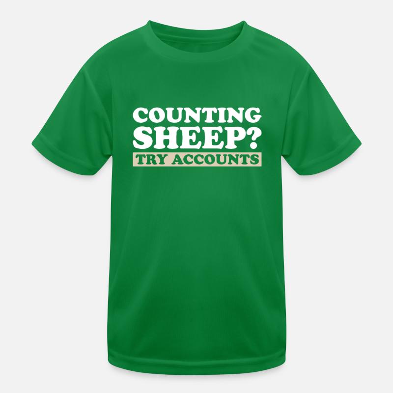 Comptabilité Comptable Financier Profession de comptable T-shirt sport Enfant
