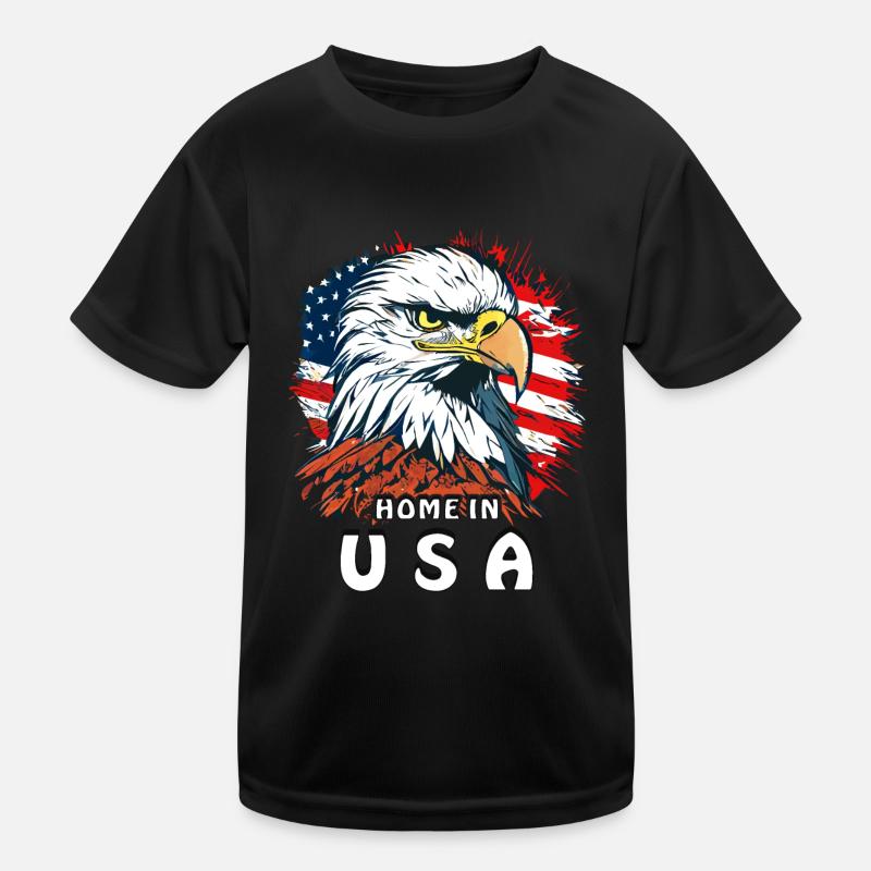 HABITAT DU PYGARGUE À QUEUE BLANCHE AUX ÉTATS-UNIS T-shirt sport Enfant