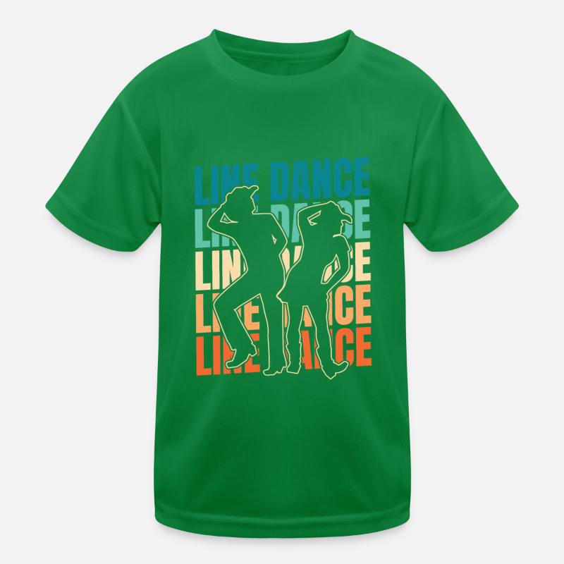 Line Dance Kids Functional T-Shirt